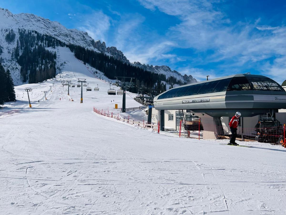 Costalungahouse Trekkingbikeski Selfcheck-In Apartment Carezza al Lago Exterior foto